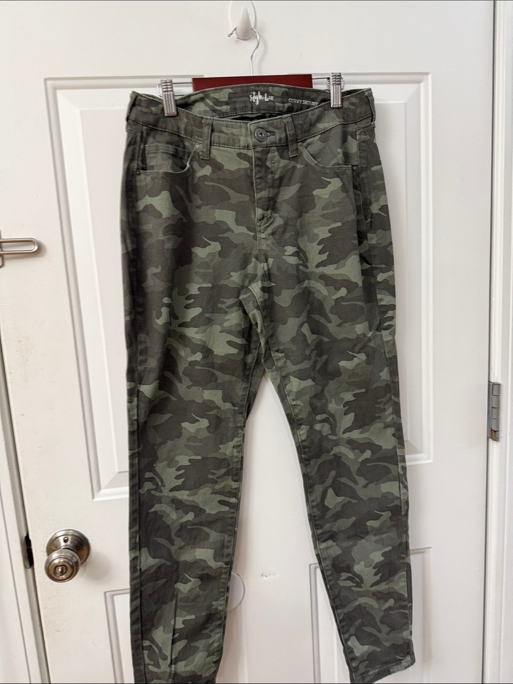 Style & Co. Men's Camo Chinos in Olive